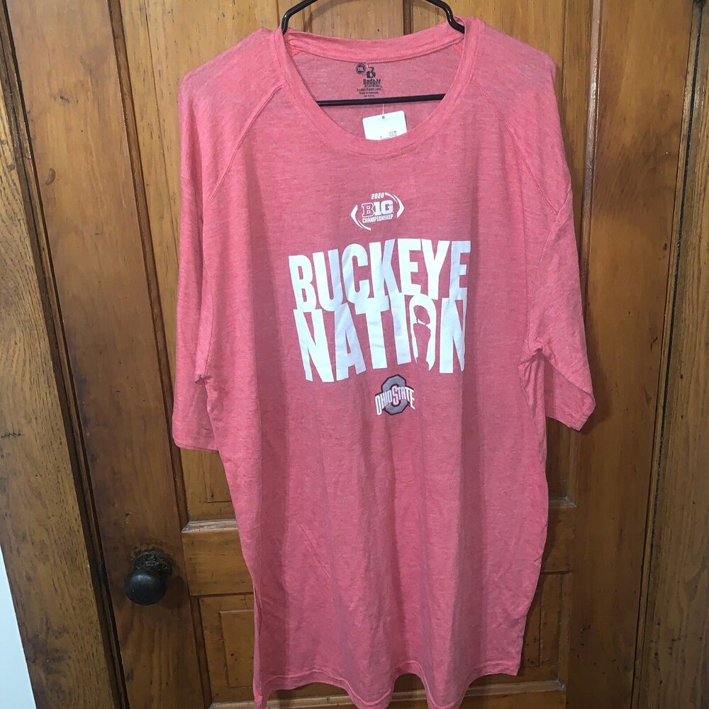 Badger Sport Ohio State Buckeyes T Shirt Mens Sz 2XL NWT